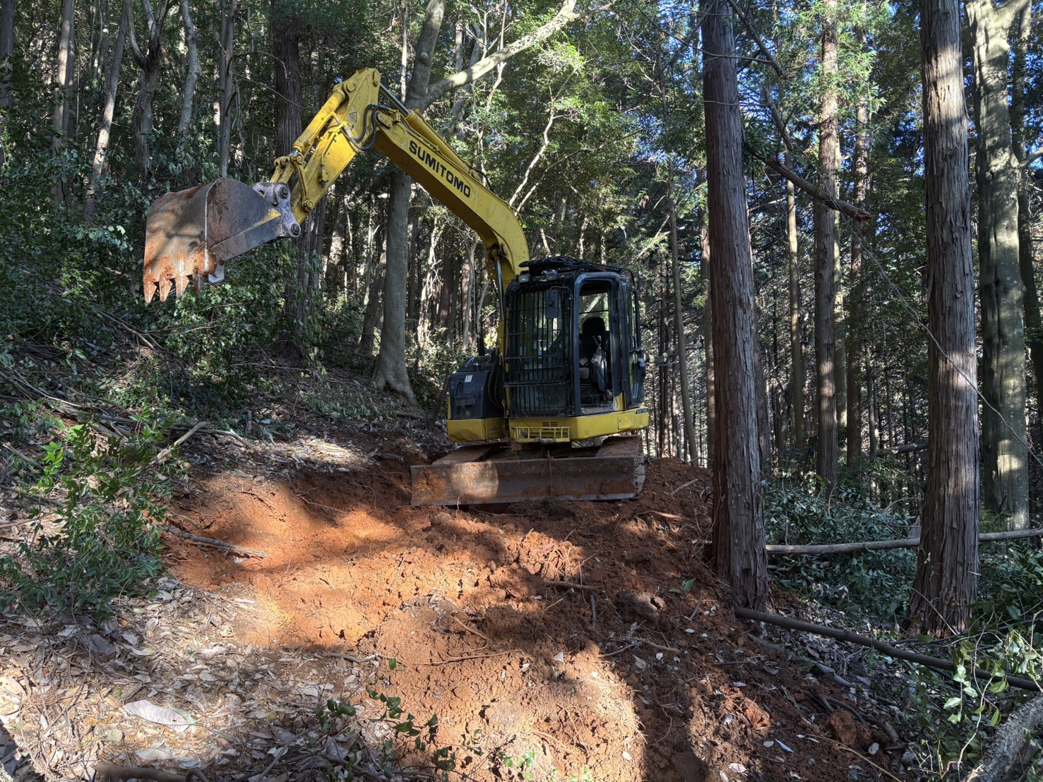 作業道開設の状況